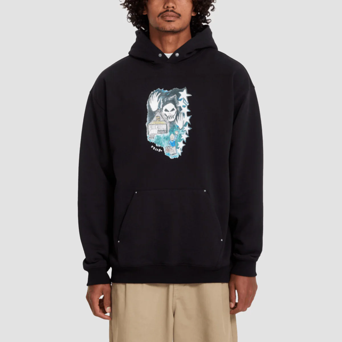 Volcom FA Issam Auptel Pullover Hoodie Black