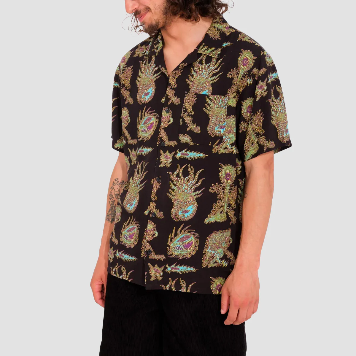 Volcom FA Tetsunori Short Sleeve Shirt Black