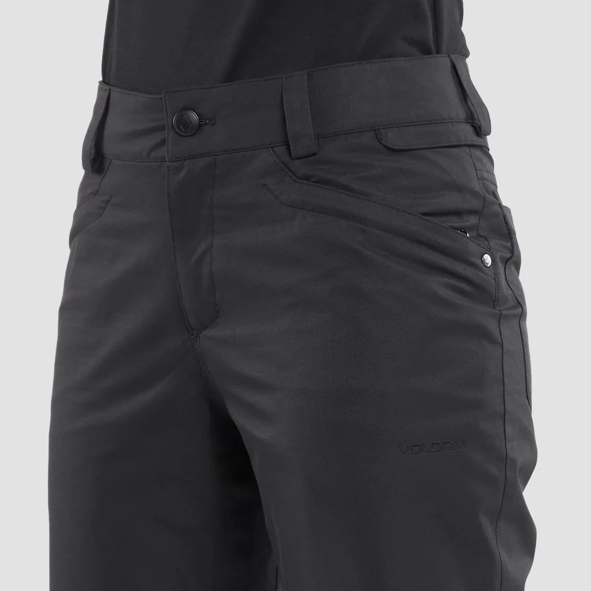 Volcom Hallen Snow Pants Black - Womens - Image 3