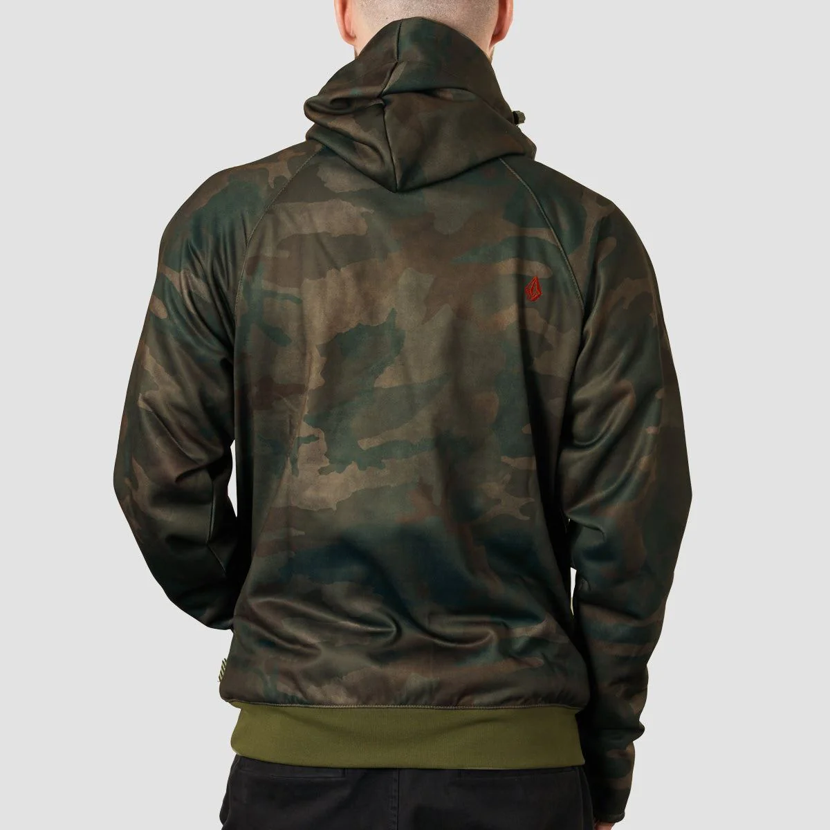 Volcom Hydro Riding Pullover Snow Hoodie Cloudwash Camo - Image 5