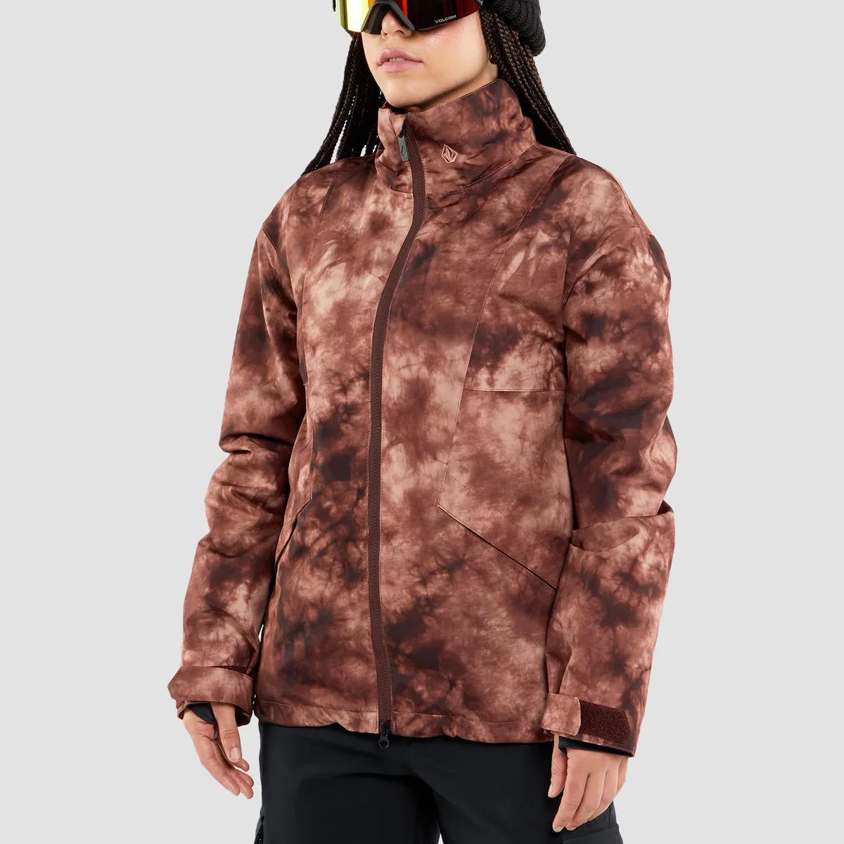 Volcom Kimball Snow Jacket Pink Salt Wash - Womens - Image 2