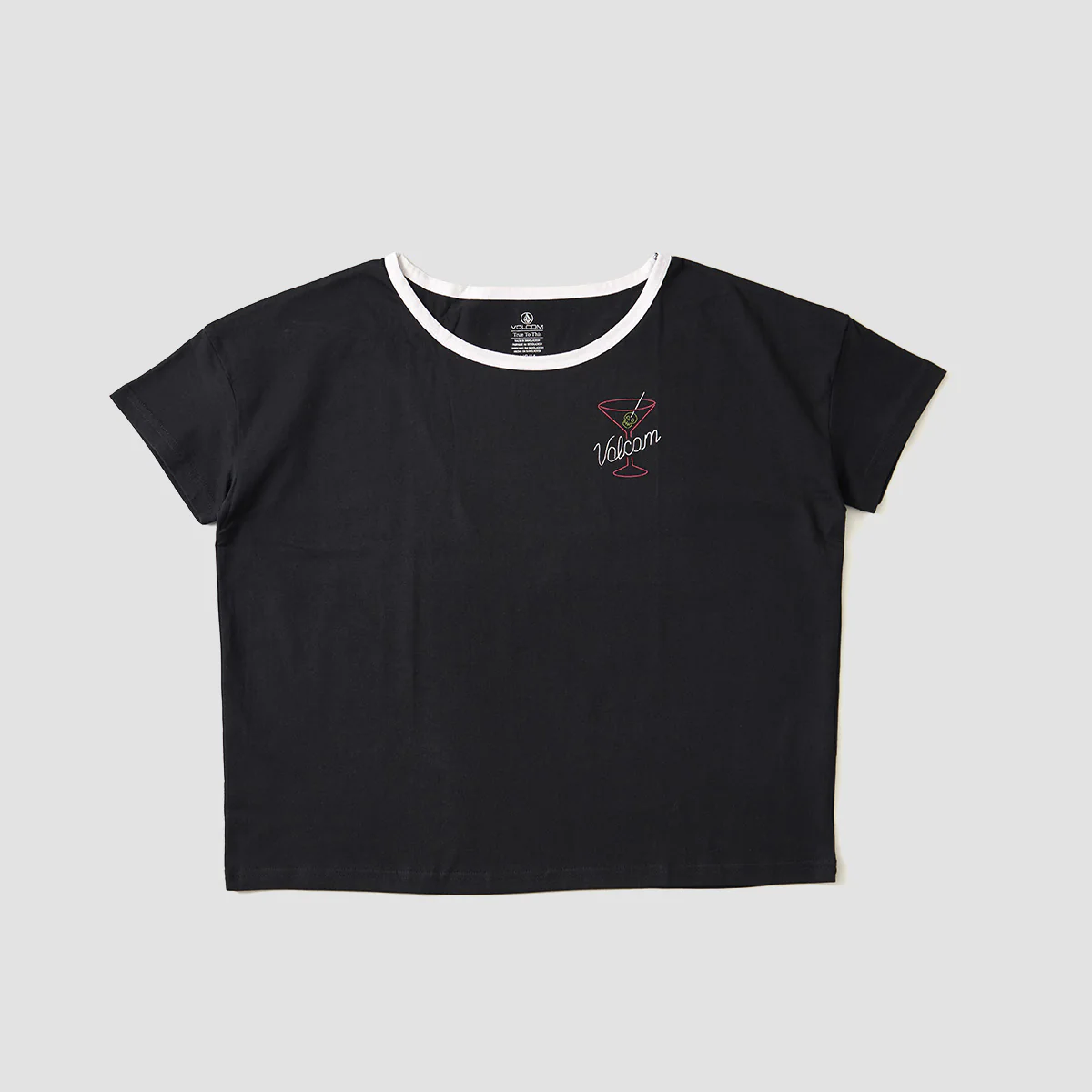 Volcom Kneon Nights T-Shirt Black - Womens