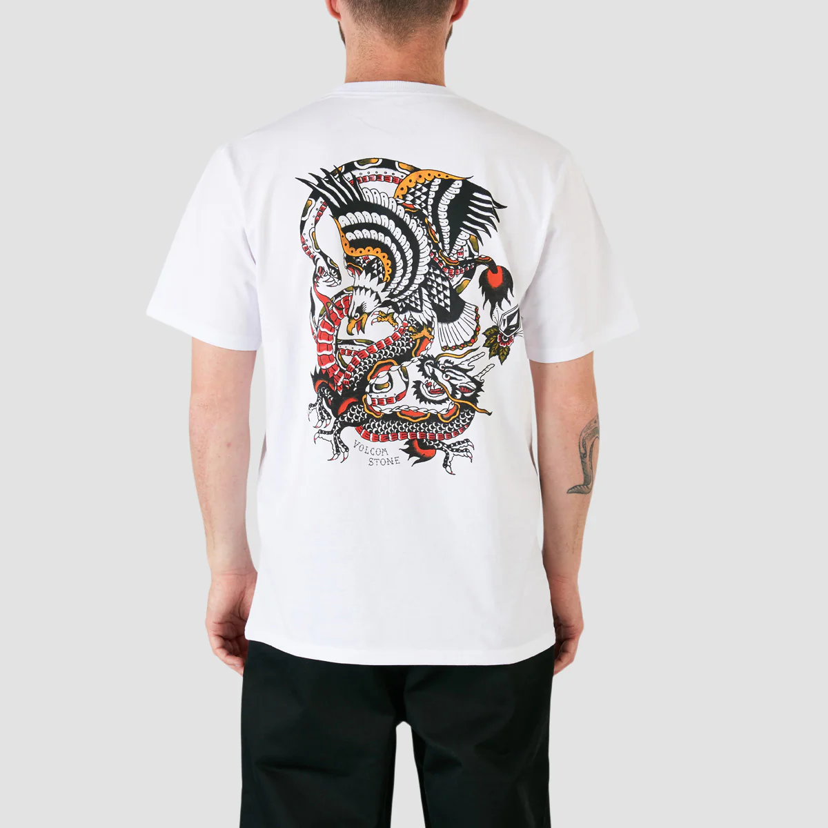 Volcom Lintell Classic T-Shirt White - Image 3