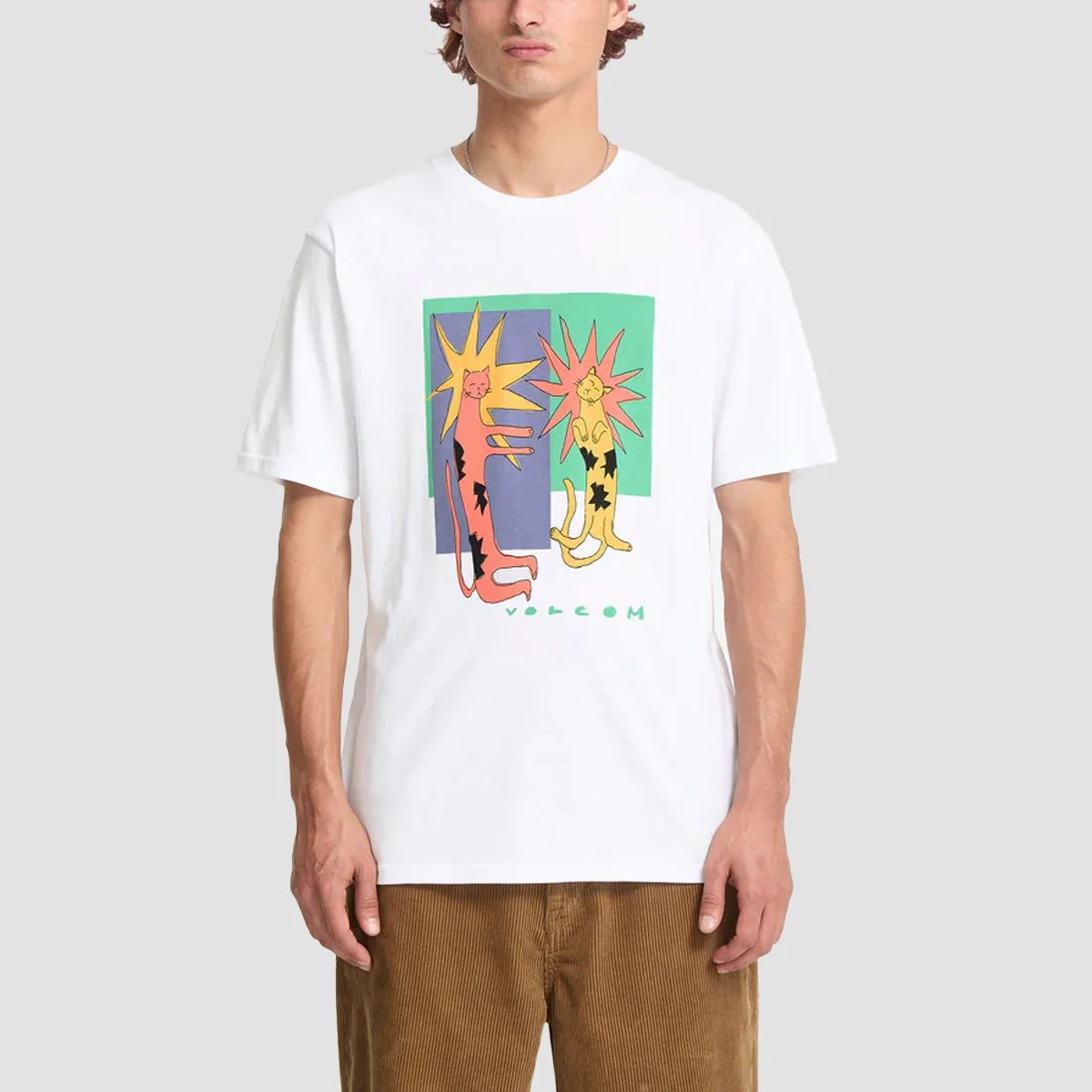 Volcom Longo Cats T-Shirt White