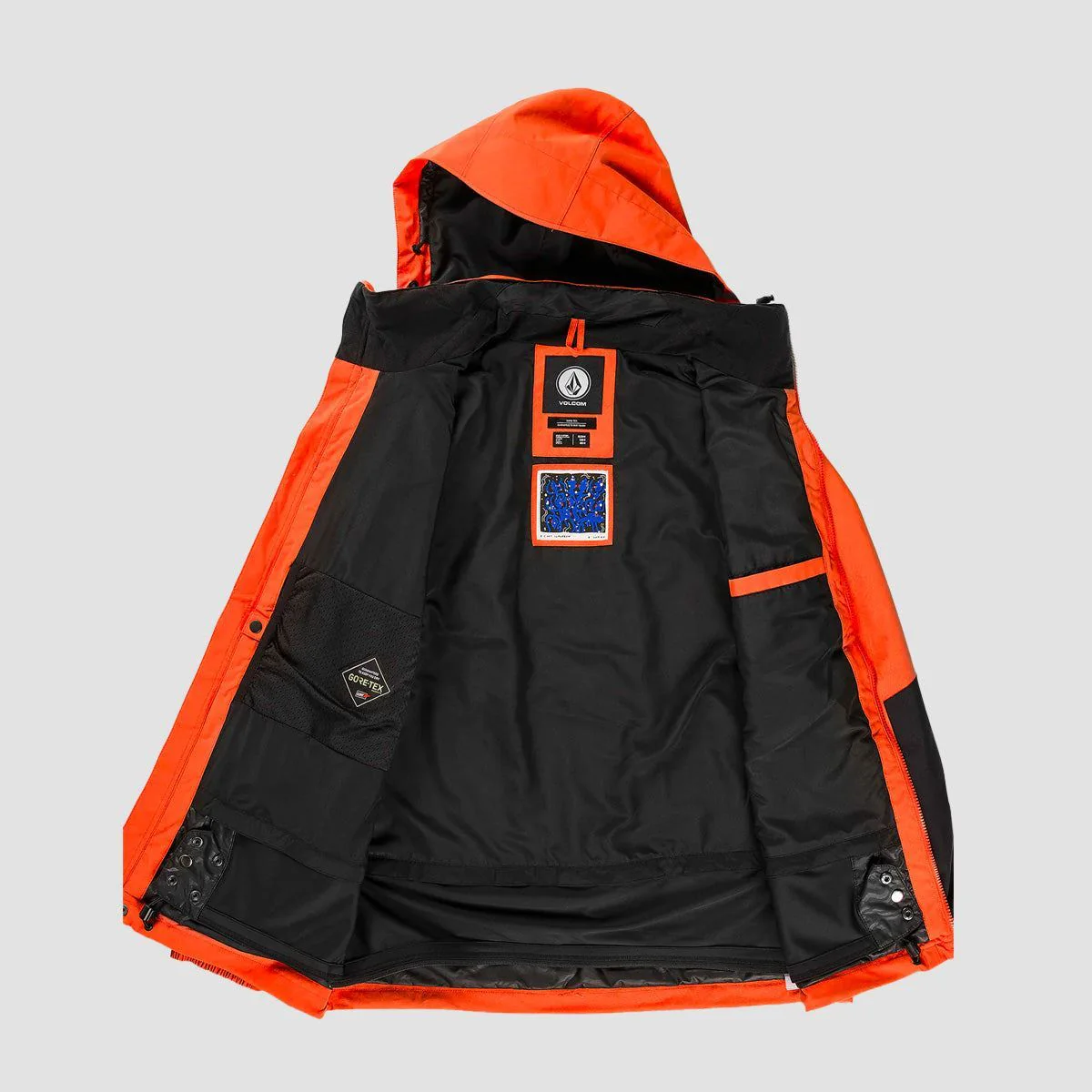 Volcom Longo Gore-Tex Snow Jacket Orange Shock - Image 3