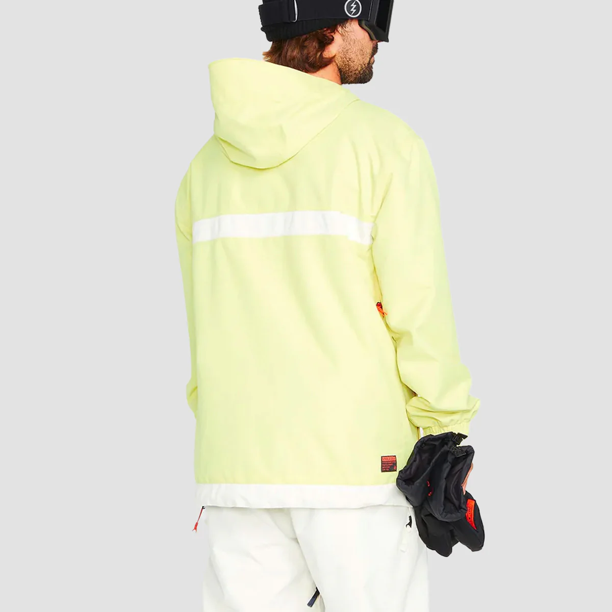 Volcom Longo Pullover Snow Jacket Yellow - Image 2