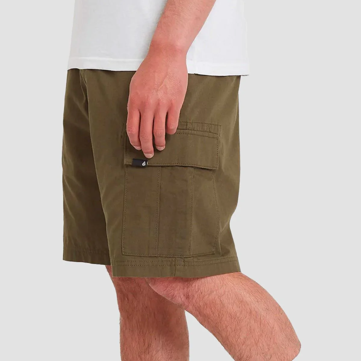 Volcom March Cargo Shorts Military - Image 2