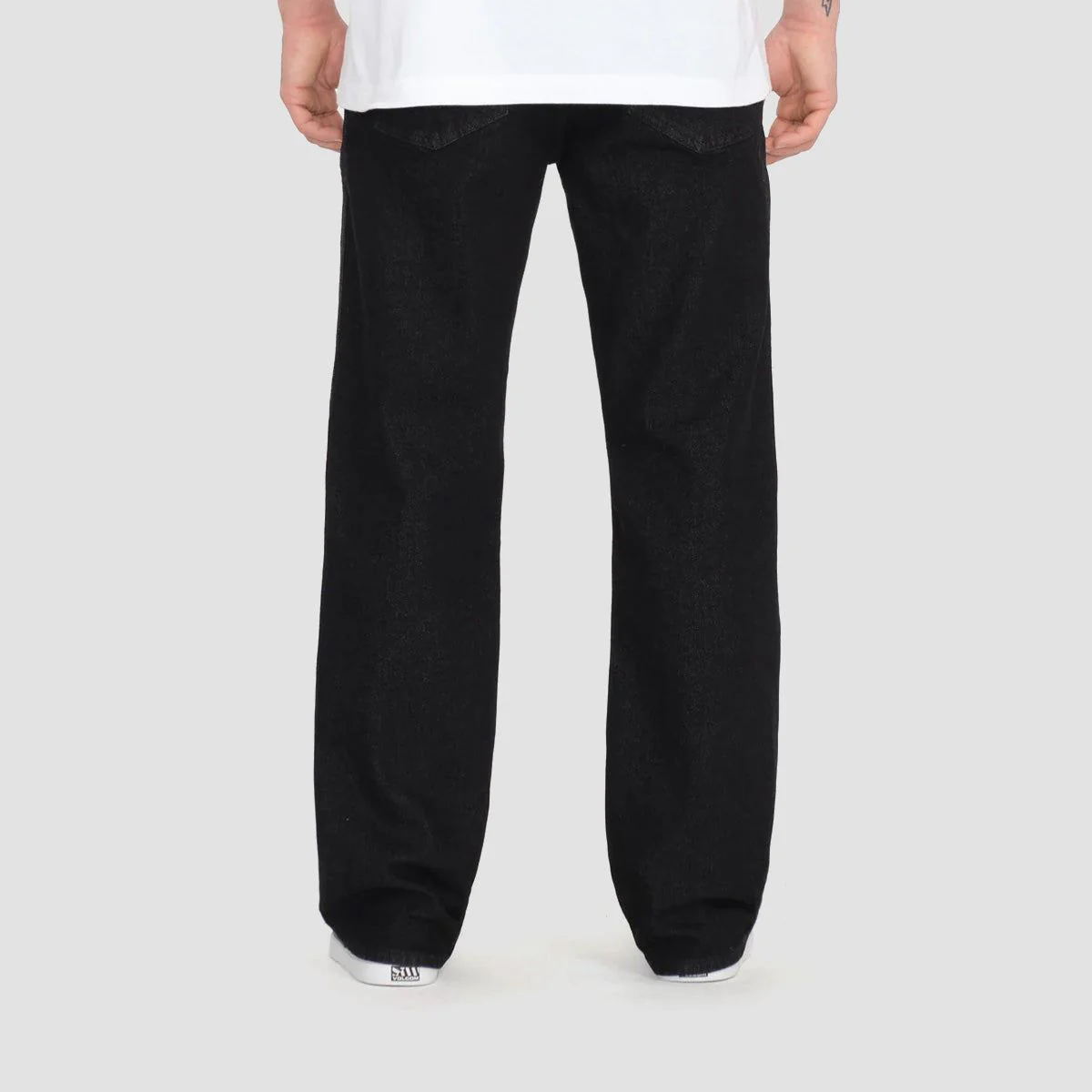 Volcom Modown Relaxed Fit Jeans Black Rinser - Image 3