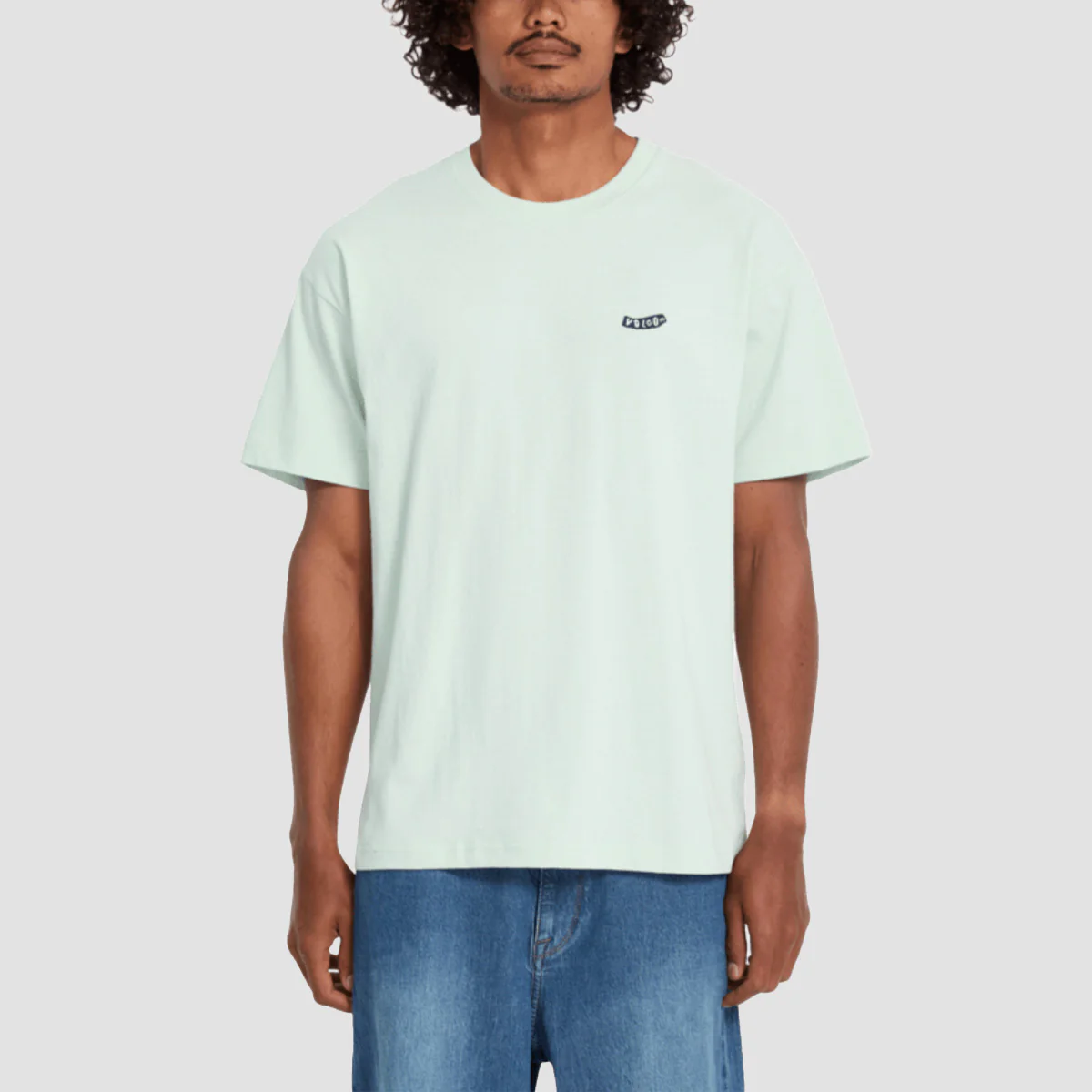 Volcom Pistol Stone LSE T-Shirt Pale Aqua