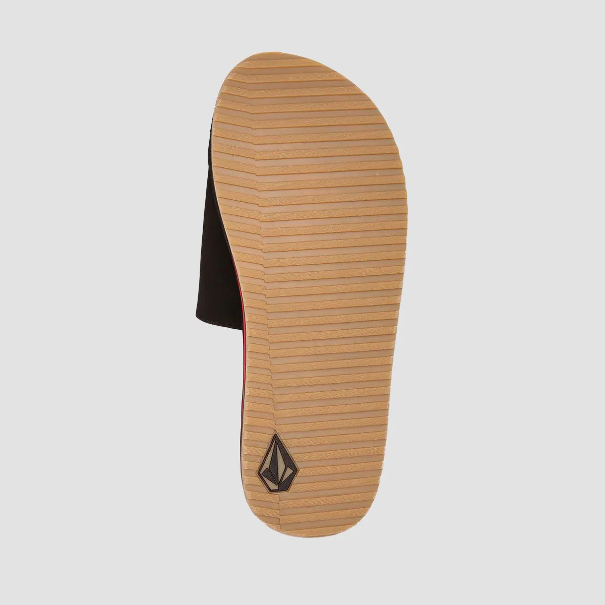 Volcom Recliner Slide Sandals Ribbon Red - Image 2