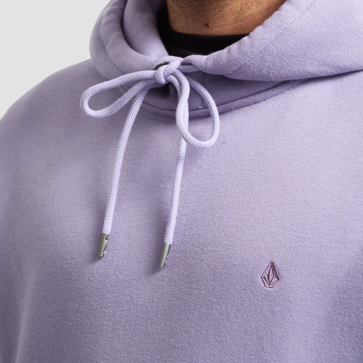 Volcom Single Stone PW Pullover Hoodie Purple Ash - Image 2