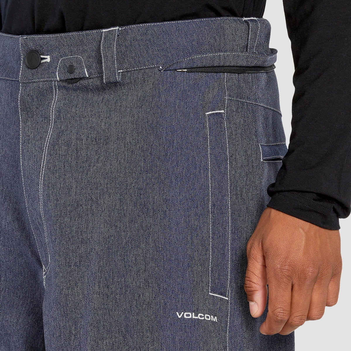 Volcom Snow Billow 10K Snow Pants Dark Denim - Image 3