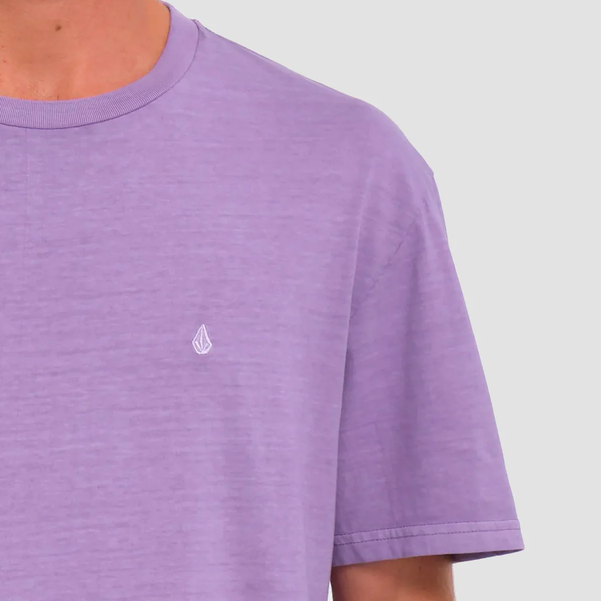 Volcom Solid Stone EMB T-Shirt Paisley Purple - Image 2
