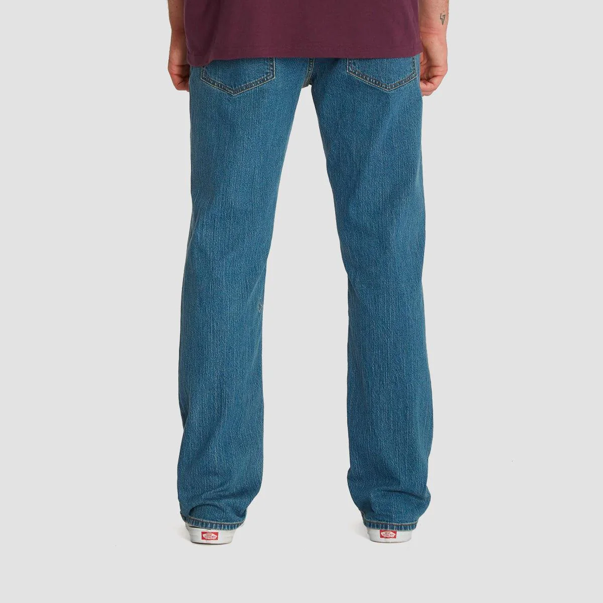 Volcom Solver Modern Straight Fit Jeans Old Town Indigo - Image 3
