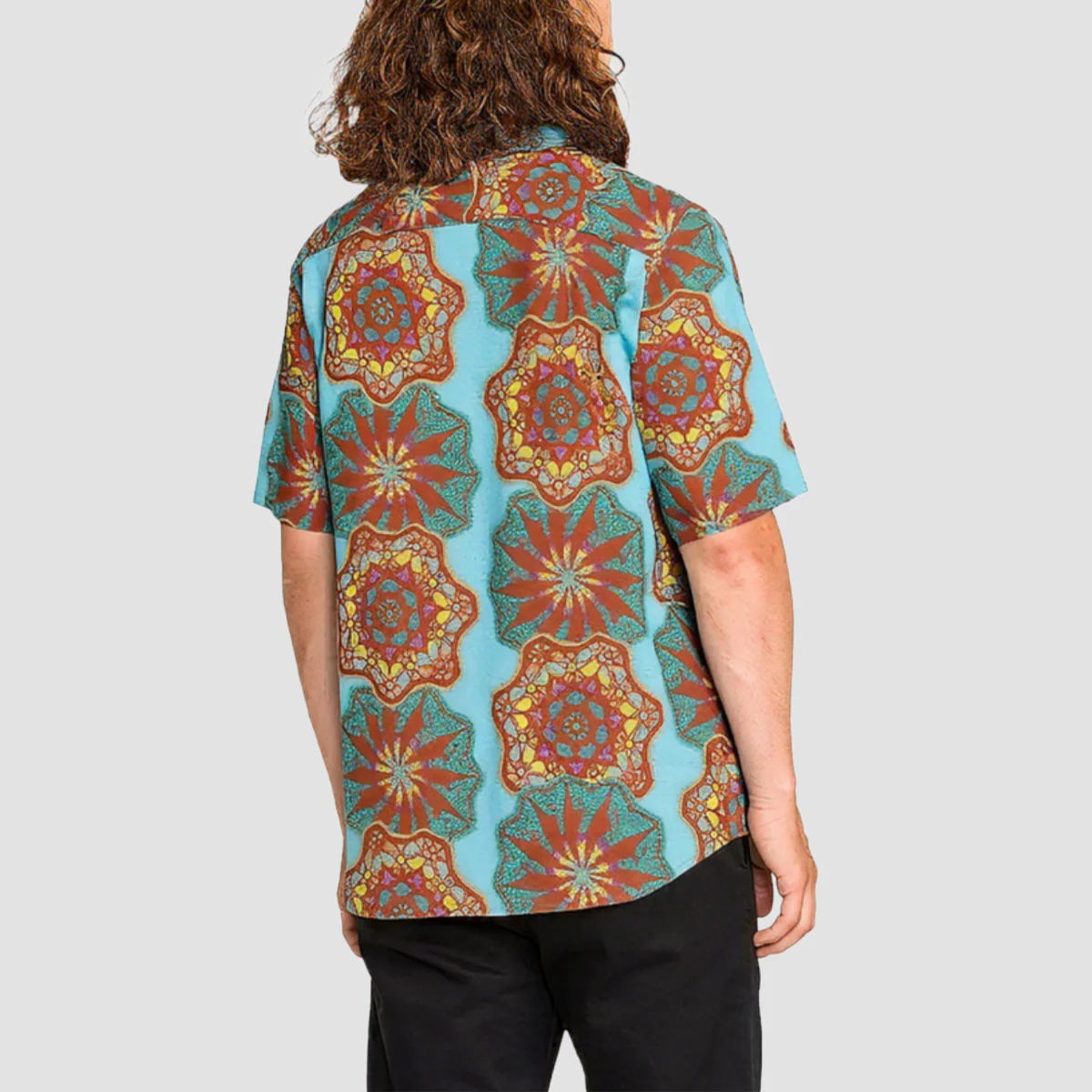 Volcom Star Shields FA Short Sleeve Shirt Castlerock - Image 2