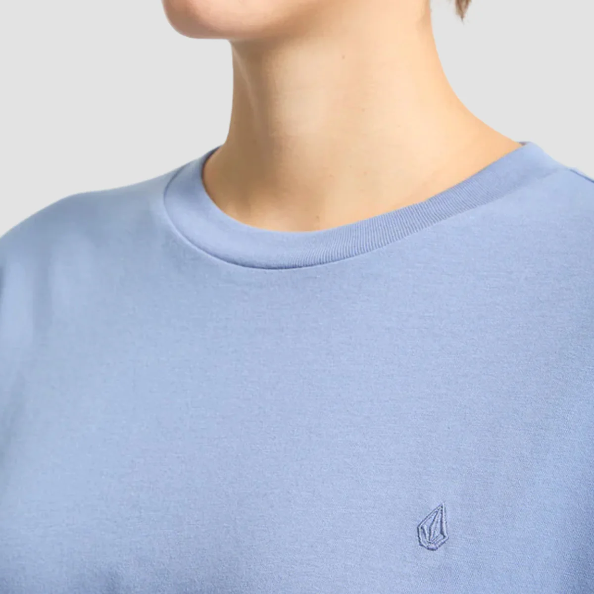 Volcom Stone Blanks Up T-Shirt Carolina Blue - Womens - Image 2