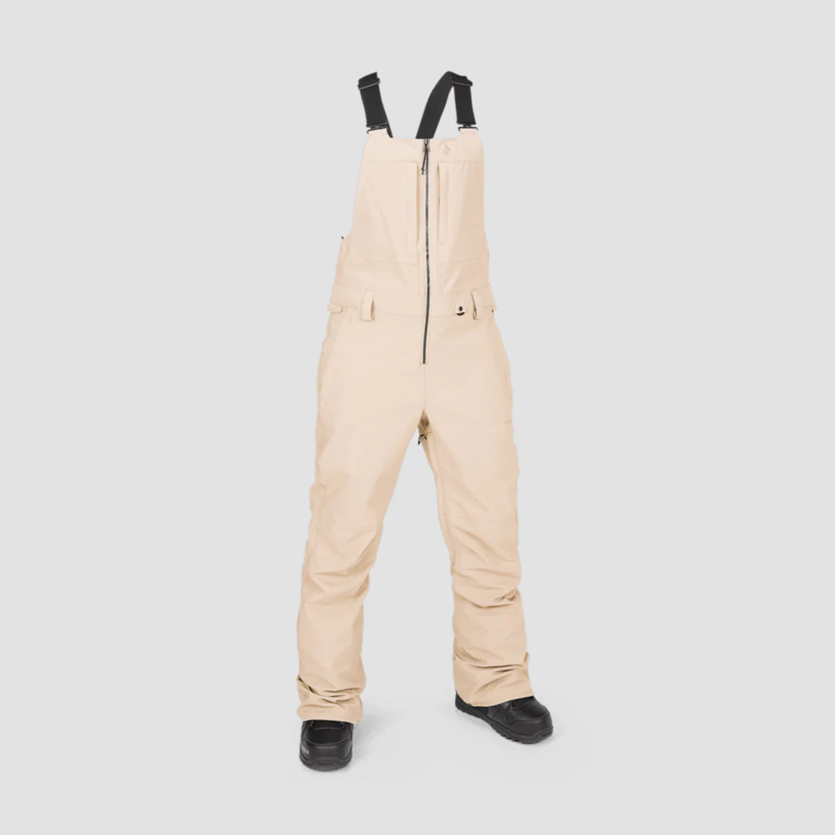 Volcom Swift 15K Bib Overall Snow Pants Sand - Womens - Image 2
