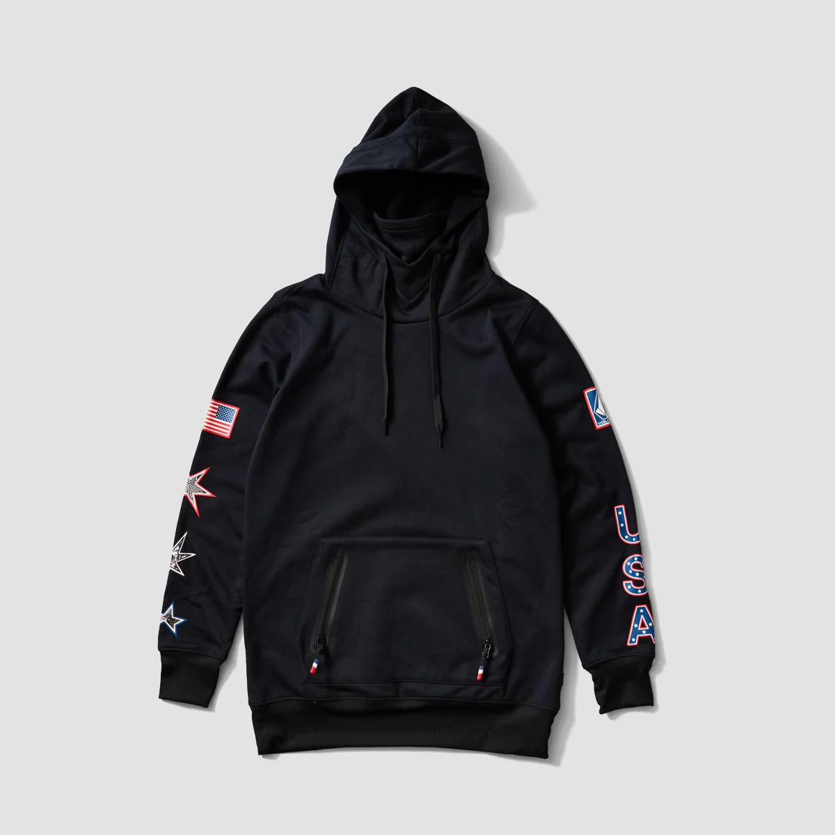 Volcom USST Polartec Ridin Pullover Hoodie Ou Black - Womens
