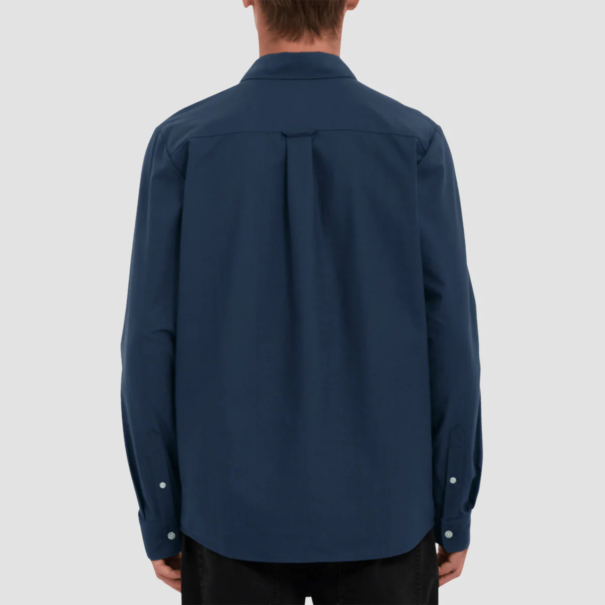 Volcom Veeco Oxford Longsleeve Shirt Navy - Image 2