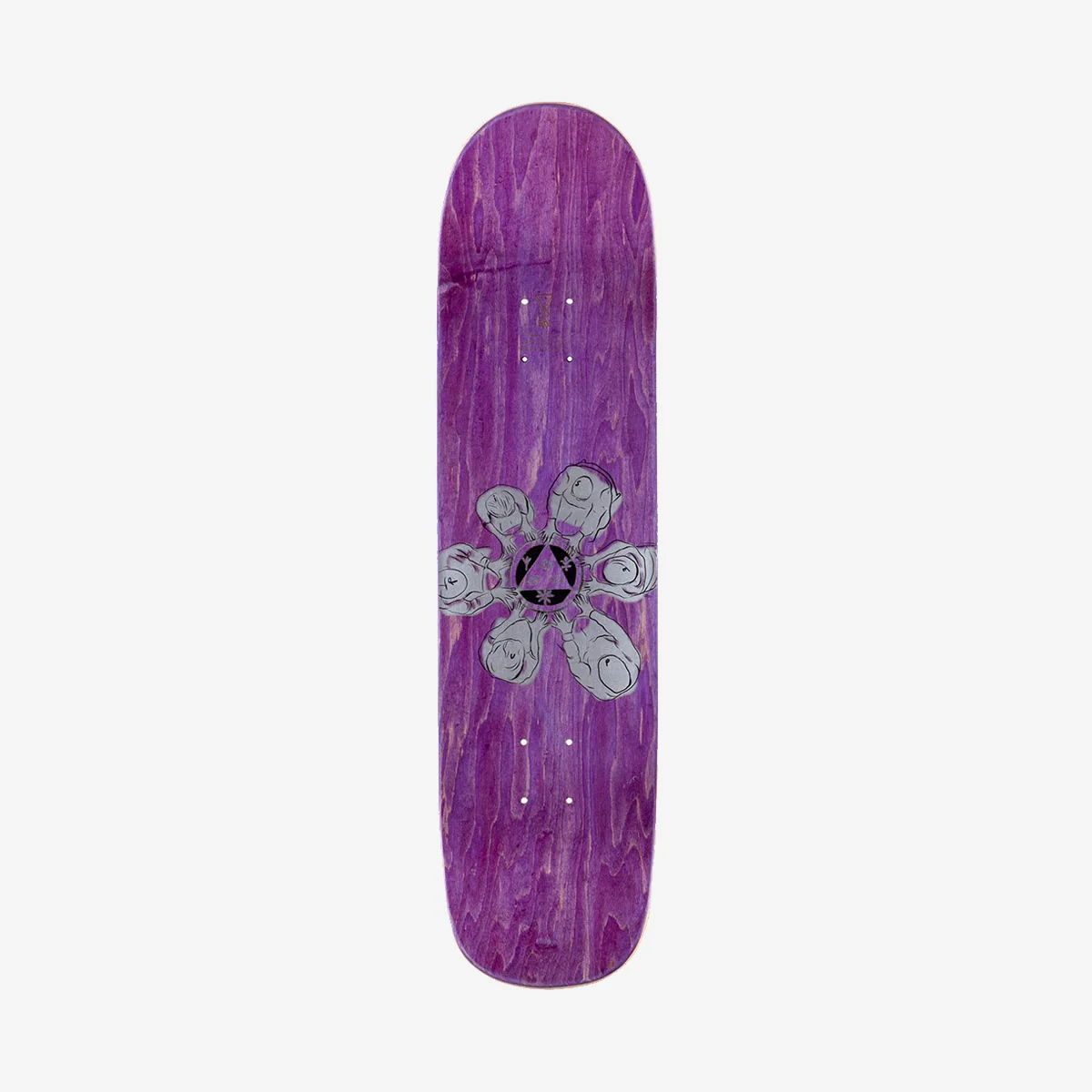 Welcome Hooter Shooter on Bunyip Skateboard Deck Various Stains - 8" - Image 2