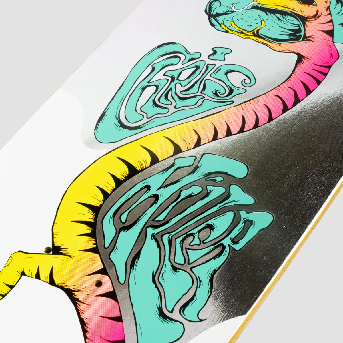 Welcome Left Eye on Catblood 2.0 Chris Miller Skateboard Deck - 8.75" - Image 3