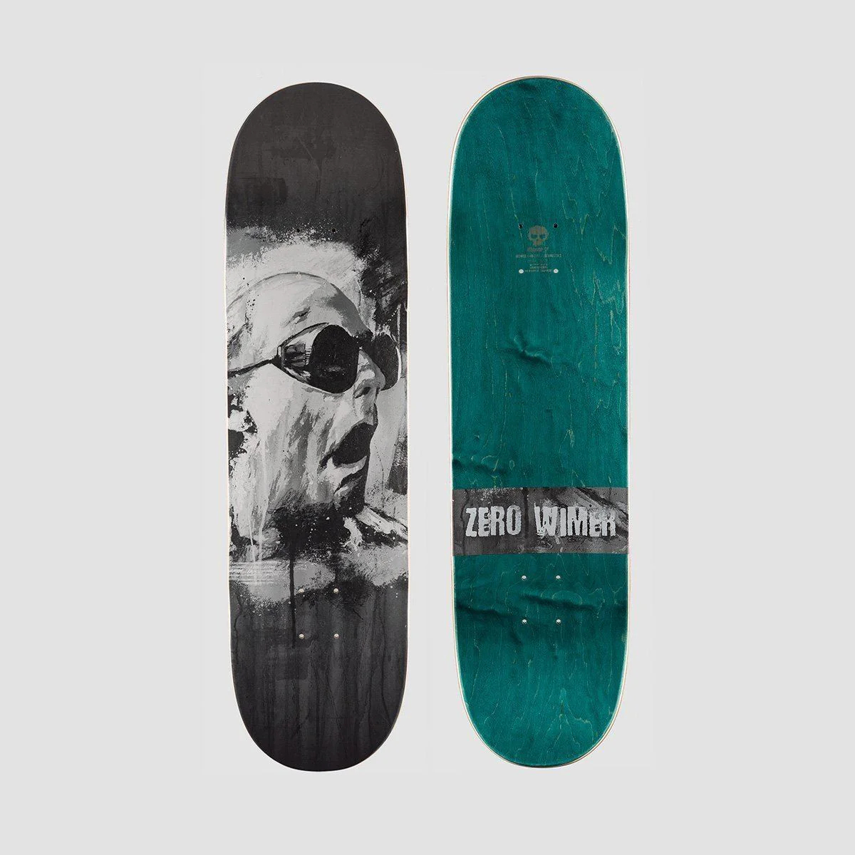 Zero 80's Series Doc Brown Chris Wimer Skateboard Deck - 8.5" - Image 2